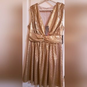 Eva Mendes by New York & Company Sequin Midi Dress